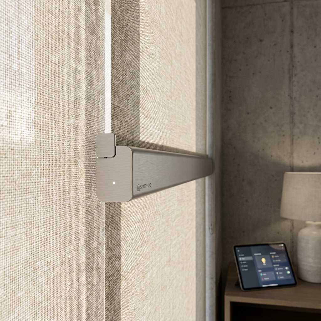 Detail of premium fabric blinds