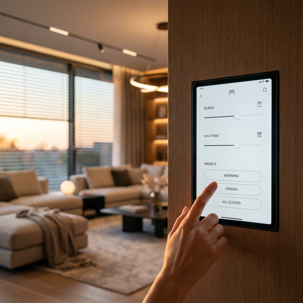 Smart home control interface